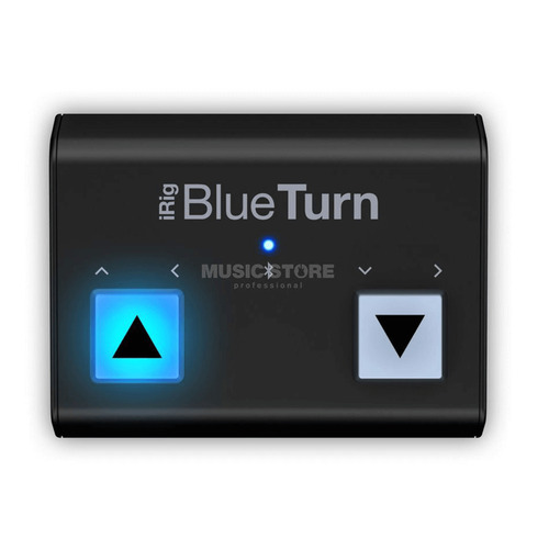 IK Multimedia Blue Turn Backlit Bluetooth Page Turner for IOS Devices