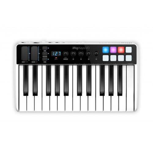 IK Multimedia iRig Keys I/O 25 Key MIDI Keyboard and Audio Interface