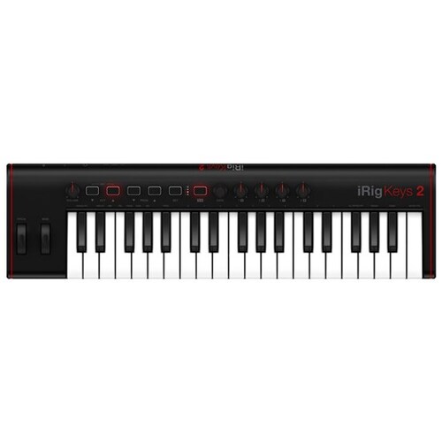 IK Multimedia iRig Keys 2 Compact MIDI Keyboard Controller w/ 37 Mini-Keys
