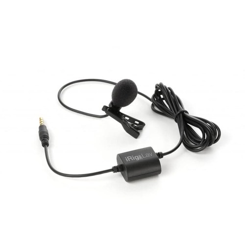 IK Multimedia iRig Mic Lav Clip-on Lapel Microphone for Mobile