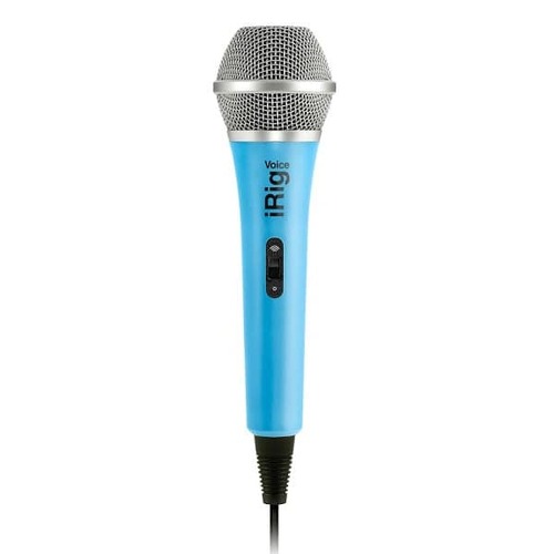 IK Multimedia iRig-Voice Handheld Microphone for iOS  Blue