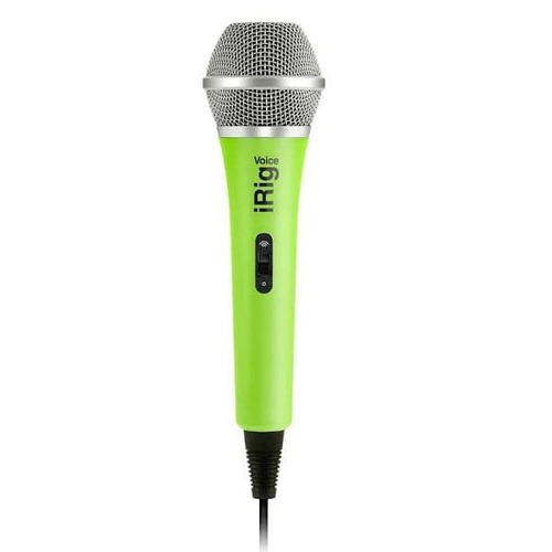 IK Multimedia iRig-Voice Handheld Microphone for iOS  Green
