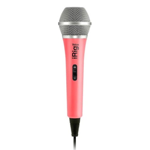IK Multimedia iRig-Voice Handheld Microphone for iOS  Pink