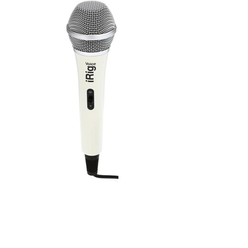 IK Multimedia iRig Mic Voice Handheld Microphone White