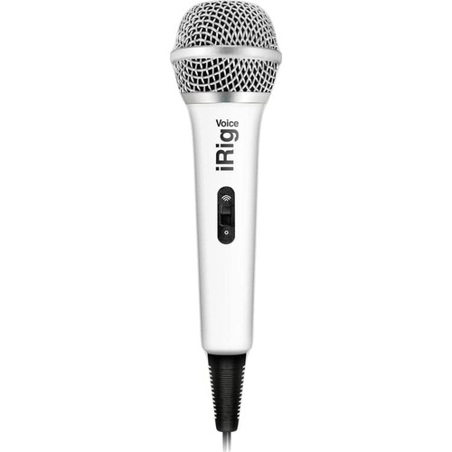 IK Multimedia iRig-Voice Handheld Microphone for iOS  White