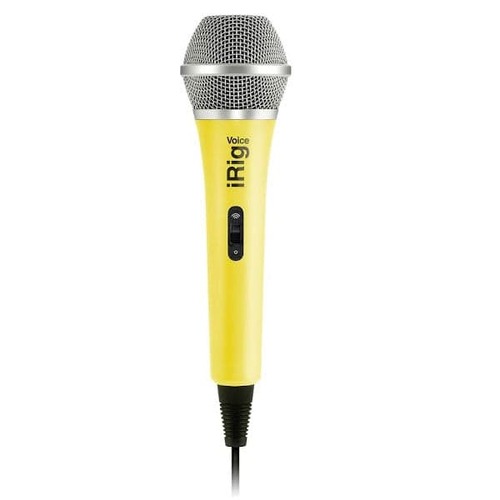 IK Multimedia iRig-Voice Handheld Microphone for iOS  Yellow