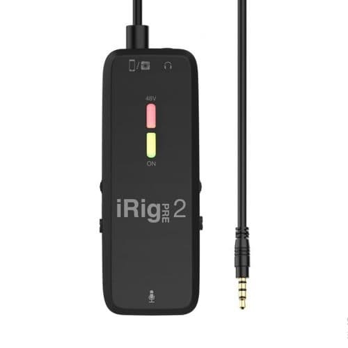 IK Multimedia iRig Pre 2 XLR Microphone Preamp for iDevices and Android