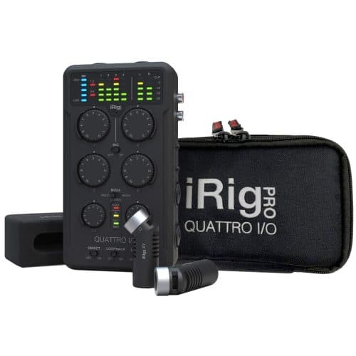 IK Multimedia IRIG-PROQUATTRODLX Field Recording Interface  Deluxe