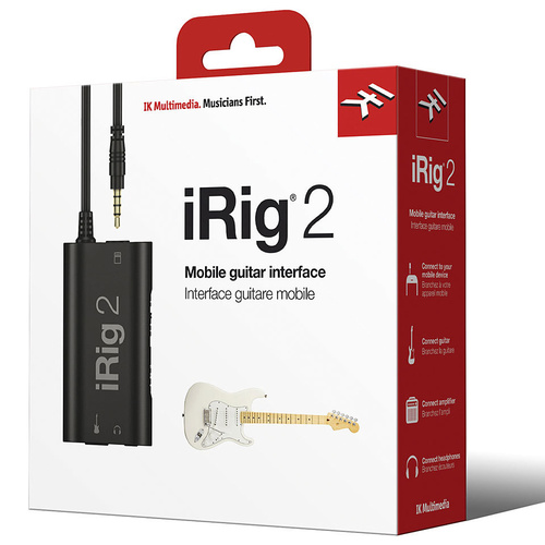 IK Multimedia iRig2 Guitar Interface for iPad & iPhone iRig-2