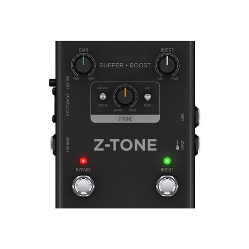 IK Multimedia Z-Tone Buffer Boost Preamp/DI Pedal w/ Advanced Tone Shaping