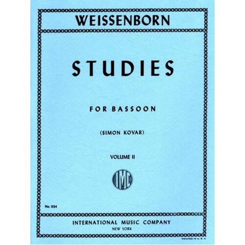 Kovar - 50 Advanced Studies Op 8 Book 2 Bassoon (Softcover Book)