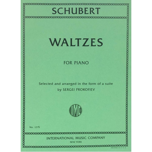 Schubert - Waltzes for Piano Arranged by Prokofiev