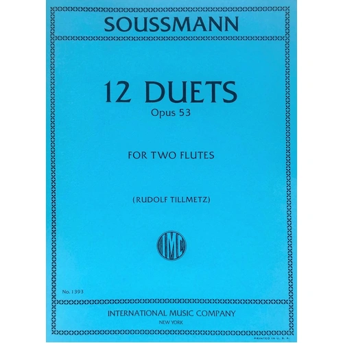 Soussmann - 12 Duets Op. 53 for 2 Flutes