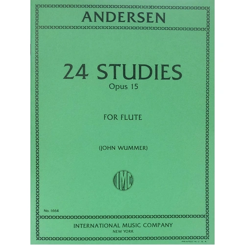 Andersen 24 Studies Op. 15 for Flute