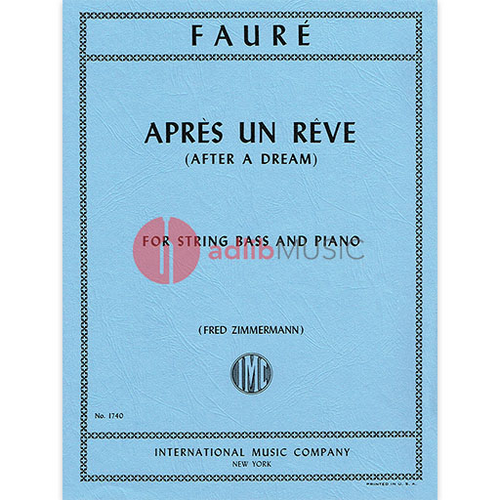 Apres Un Reve for Double Bass and Piano