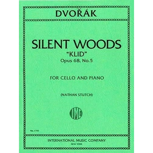 Dvorak Waldesruhe Op. 68 No. 5 for Cello and Piano
