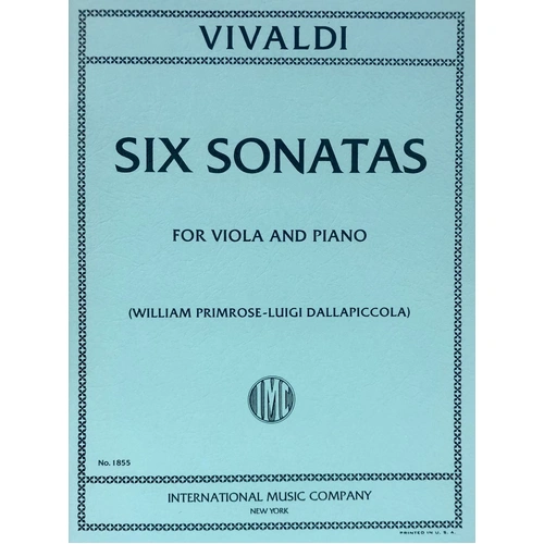 Vivaldi - 6 Sonatas for Viola and Piano Arranged by Primrose