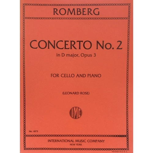 Romberg - Concerto No. 2 in D Major, Op. 3 for Cello and Piano