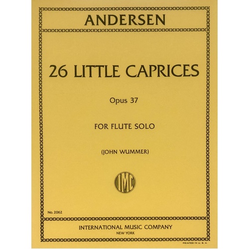 Andersen - 26 Little Caprices Op. 37 for Flute Solo
