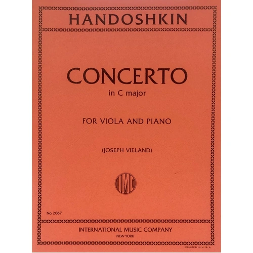 Handoshkin - Concerto in C Major for Viola and Piano