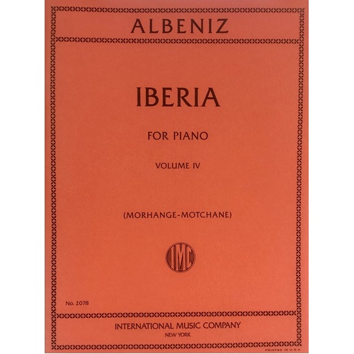 Albeniz - Iberia Suite Vol 4 for Piano