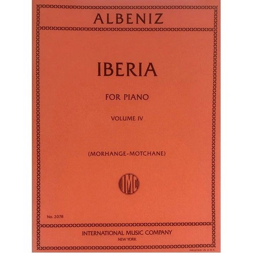 Albeniz - Iberia Suite Vol 4 for Piano Score