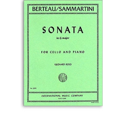 Sammartini - Sonata in G Major for Cello and Piano