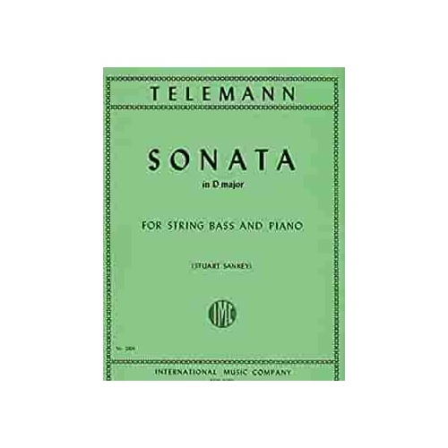 Telemann Sonata in D Major for Double Bass and Piano