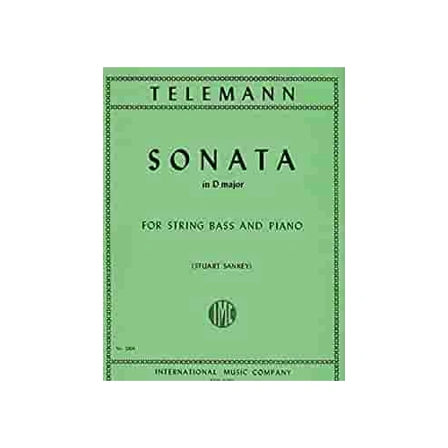 Telemann Sonata in D Major for Double Bass and Piano