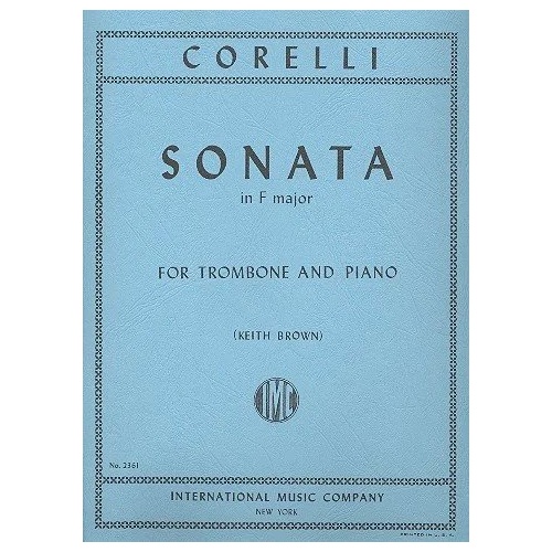 Corelli Sonata No. 10 in F Major for Trombone and Piano