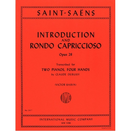 Saint-Saens - Introduction & Rondo Capriccioso Op. 28 for 2 Pianos 4 Hands