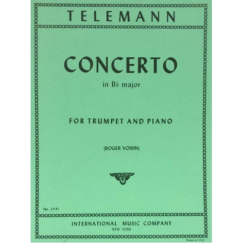 Trumpet Concerto in B Flat by Georg Philipp Telemann