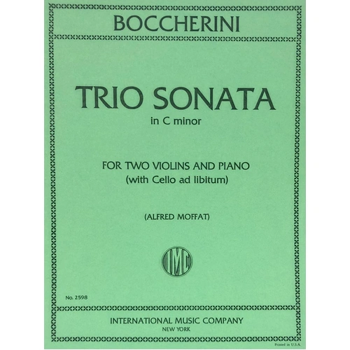Trio Sonata in C Minor for Two Violins and Piano by Luigi Boccherini