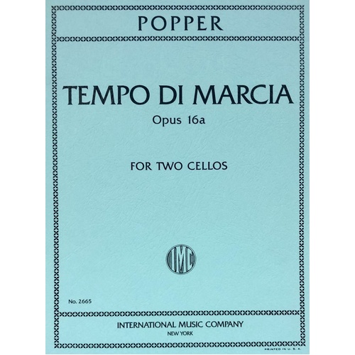 Popper - Tempo di Marcia, Op. 16a for 2 Cellos