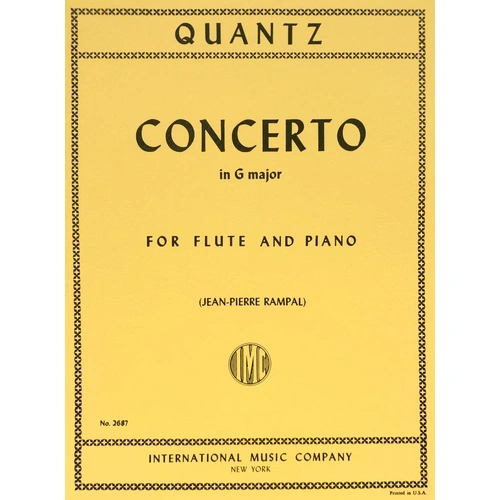 Quantz - Concerto in G Major QV5/174 for Flute and Piano