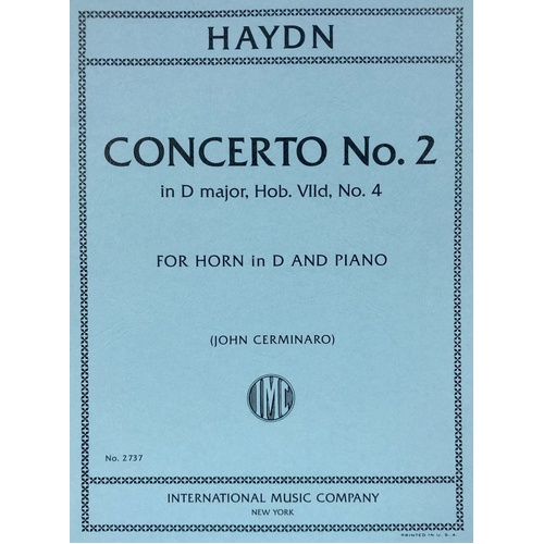 Haydn - Concerto No. 2 in D Major for Horn and Piano