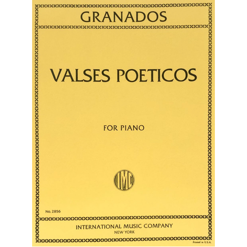 Valses Poeticos for Piano Solo - IMC2856
