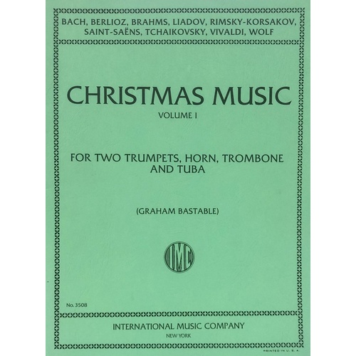 Christmas Music Vol. 1 for Brass Quintet - Various, Edited by Graham Bastable, Trombone/Tuba, International Music Company
