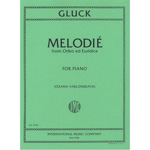 Melodie from Orfeo ed Euridice for Piano Solo by Oxana Yablonskaya