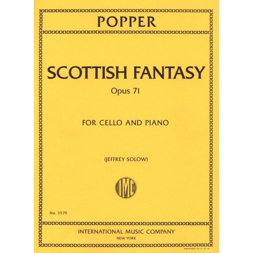 Popper - Scottish Fantasy Op. 71 for Cello and Piano