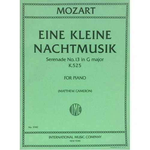Mozart - Eine Kleine Nachtmusik G Major K 525 for Piano