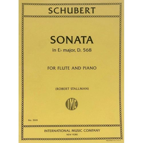 Schubert - Sonata in Eb Major D 568 for Flute and Piano