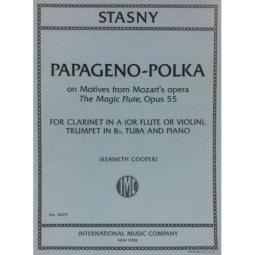 Stasny - Papageno-Polka for Quartet SC/PTS