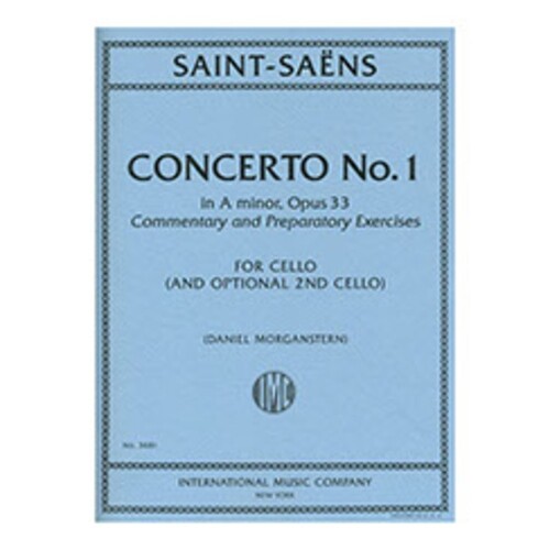 Cello Concerto No 1 A Min Op 33 Vc (Opt 2nd Vc) (Softcover Book)