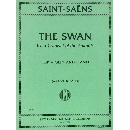 The Swan (Carnival of the Animals) for Violin and Piano, Camille Saint-Saens