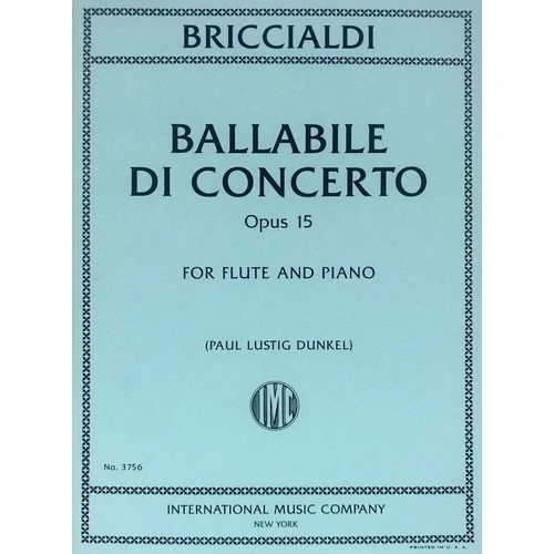 Briccialdi - Ballabile di Concerto Op. 15 for Flute/Piano