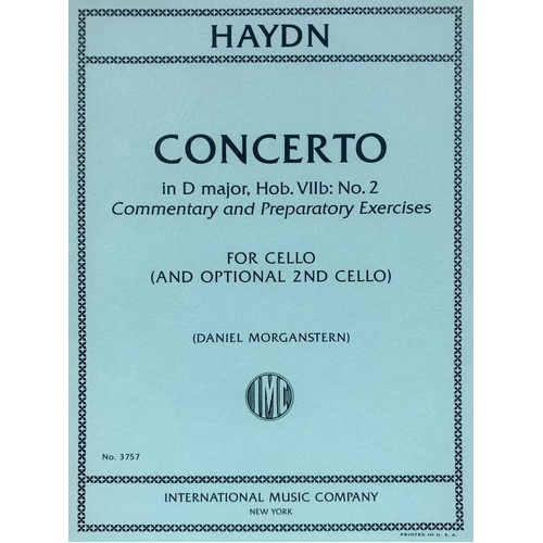 Haydn Cello Concerto No. 2 in D Major with Commentary and Preparatory Exercises by Daniel Morganstern
