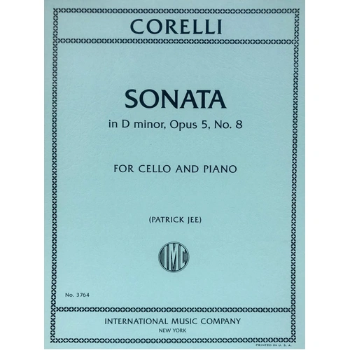 Corelli - Sonata in D Minor Op. 5 No. 8 for Cello and Piano