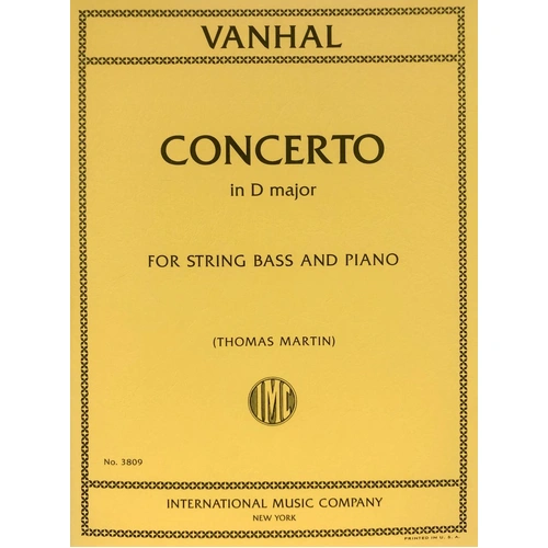 Vanhal - Concerto in D Major for Double Bass and Piano