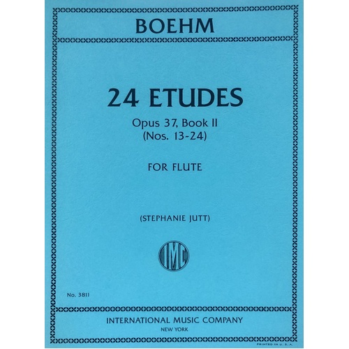 Bohm - 24 Etudes Op. 37 BK 2 Nos 13-24 for Flute Solo